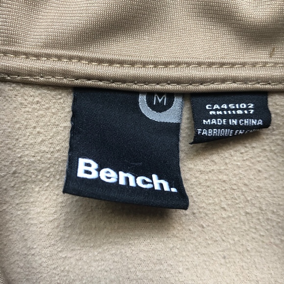 Bench | Men's Tan Athletic Jacket sz M - Picture 5 of 8